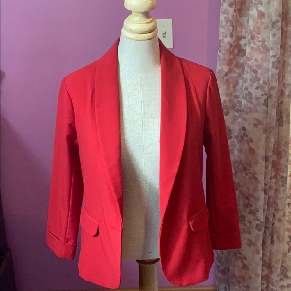 Red blazer